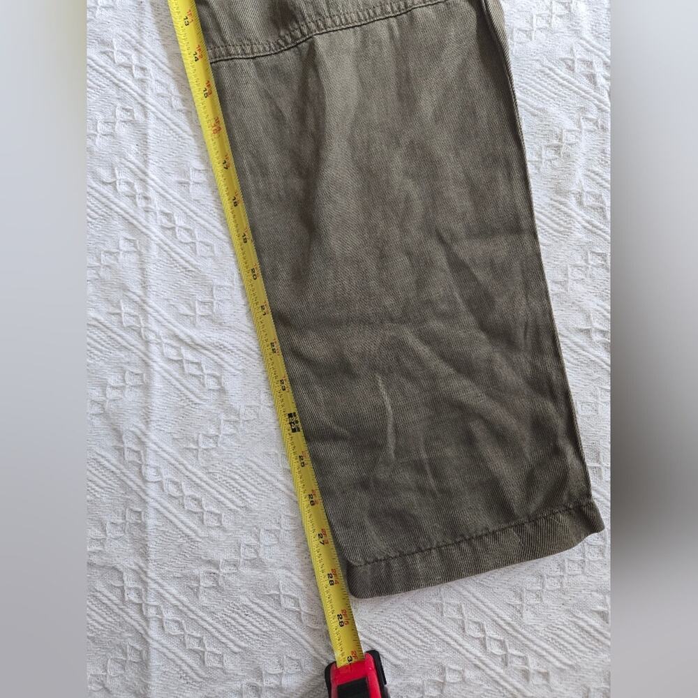 Bella Dahl Rolled Cargo Pocket Linen blend Pant NWT SZ 32 Gorpcore Granola girl - Picture 5 of 10